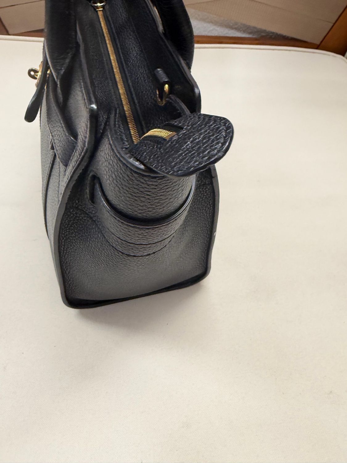 Mulberry Bayswater Pebbled Leather Small in Black