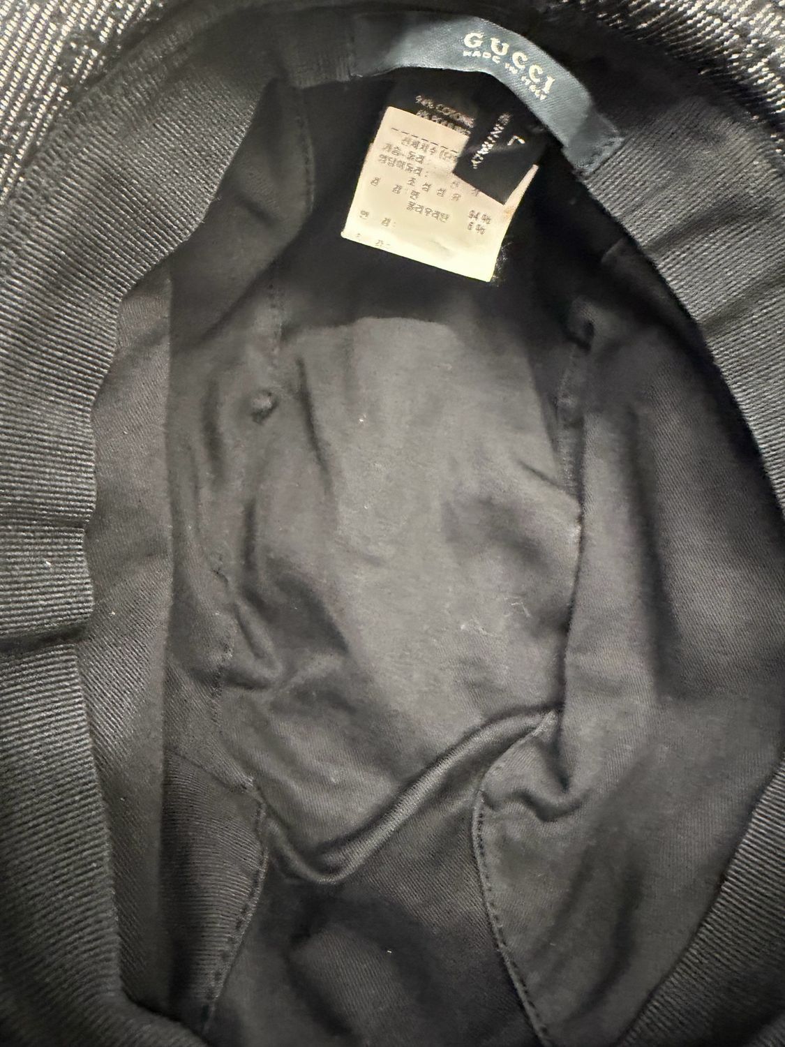 Gucci Monogram Canvas Bucket Hat 