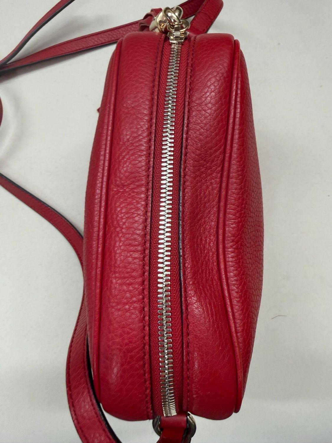 Gucci Soho Pebbled Leather Disco Camera Bag