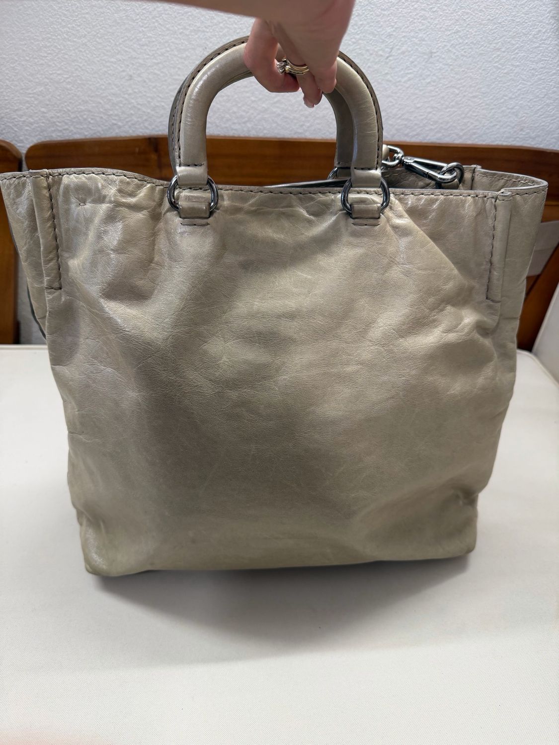 Prada Vitello Shine Crossbody Messenger Sling