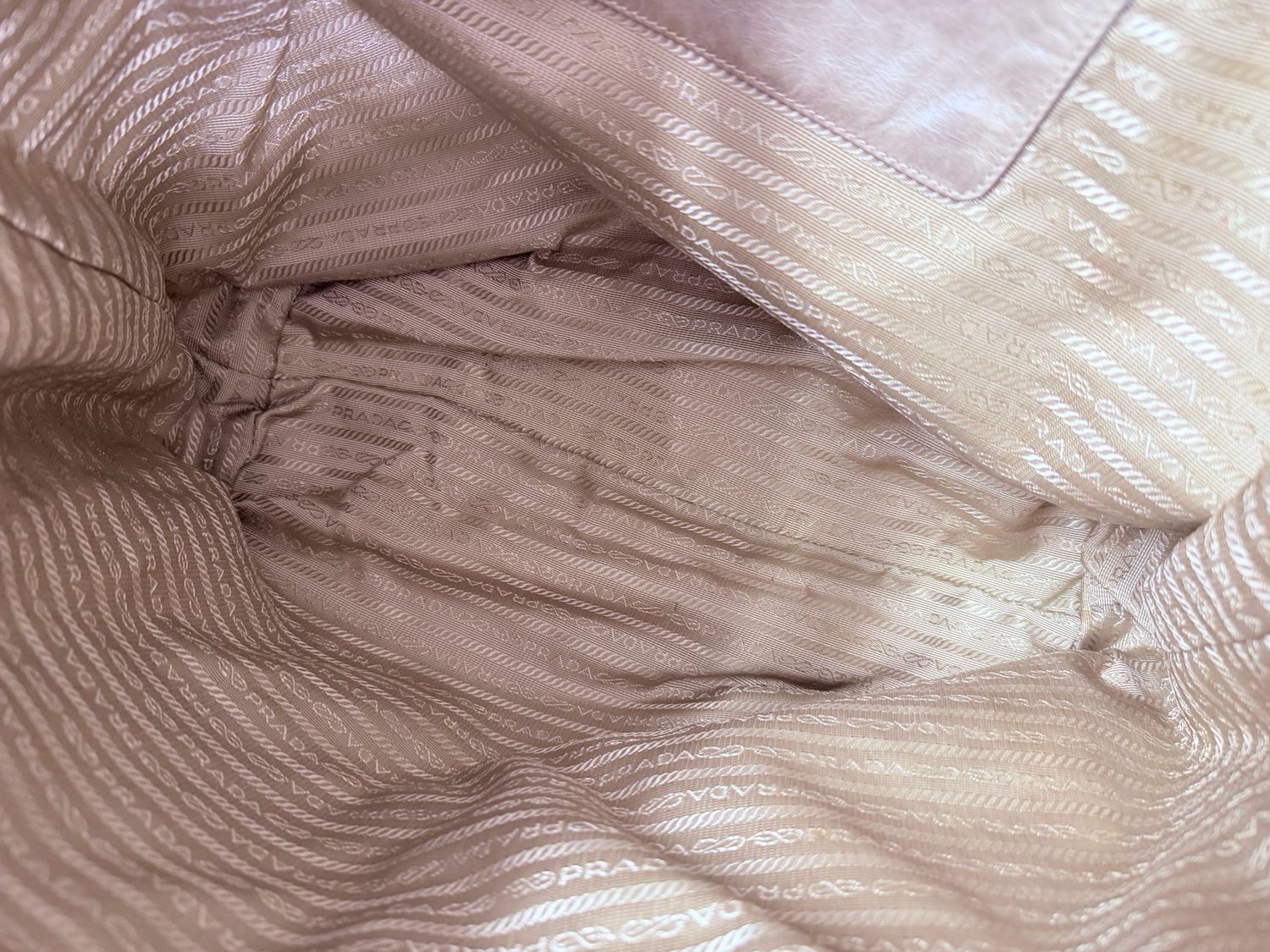 Prada Vitello Shine Crossbody Messenger Sling