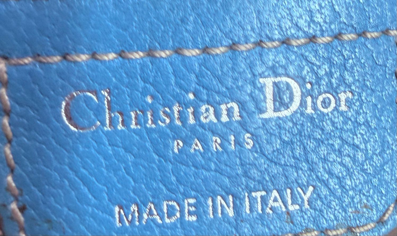 Christian Dior Cherie Tote Cannage in Blue