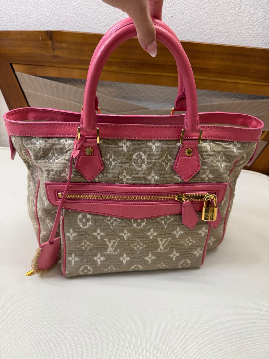 Louis Vuitton Monogram Sabbia Mm Limited Edition in Rose