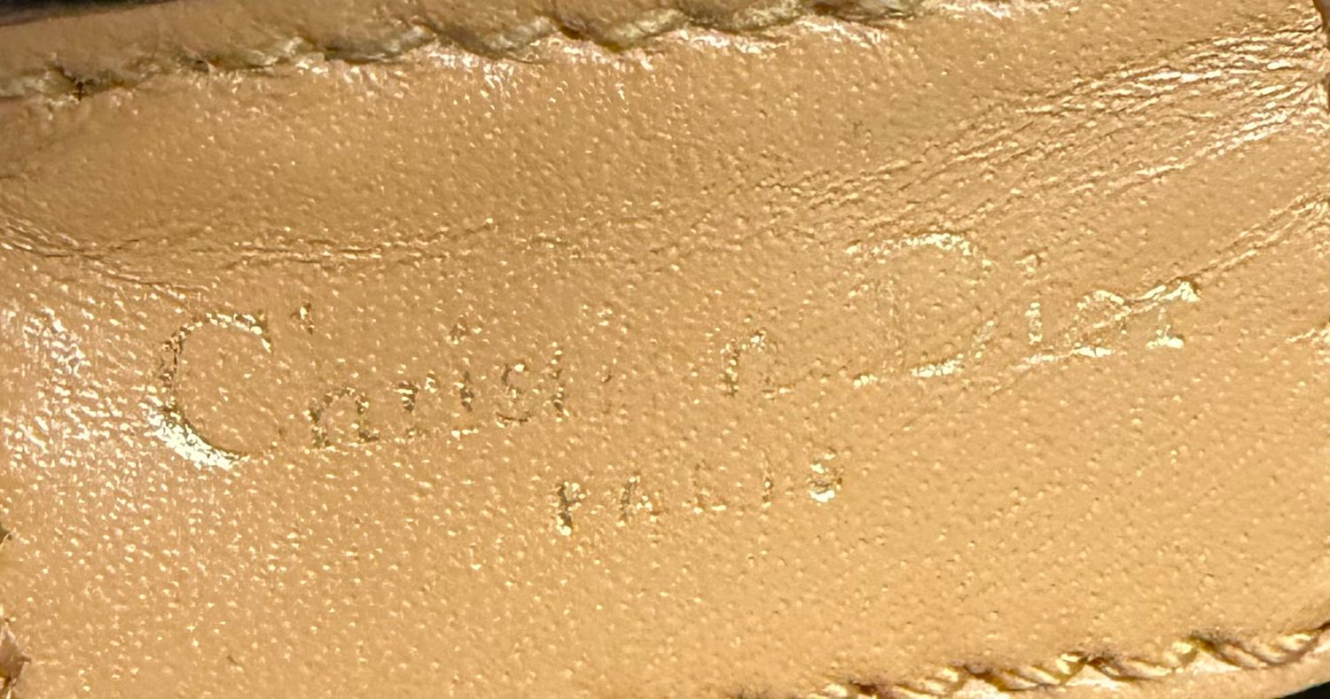 Christian Dior Oblique Monogram Trotter Tote Diorissimo in Green