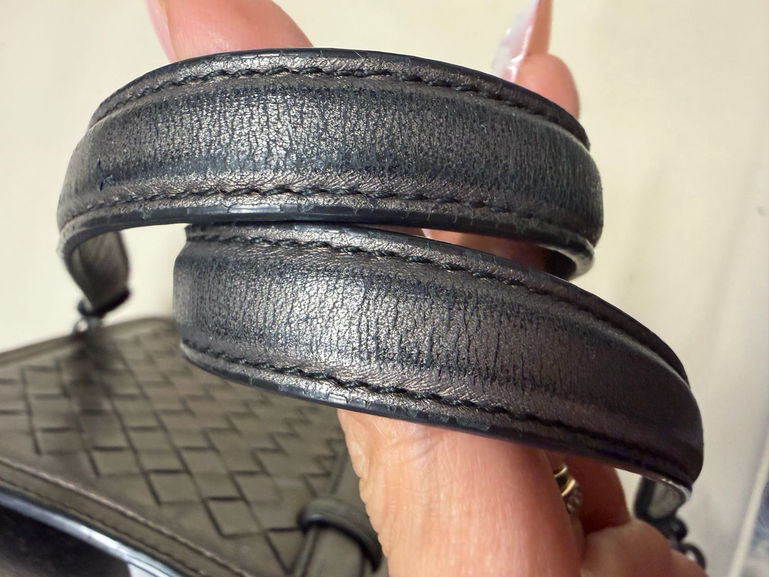 Bottega Veneta Nappa Intrecciato Camera Sling Bag Crossbody