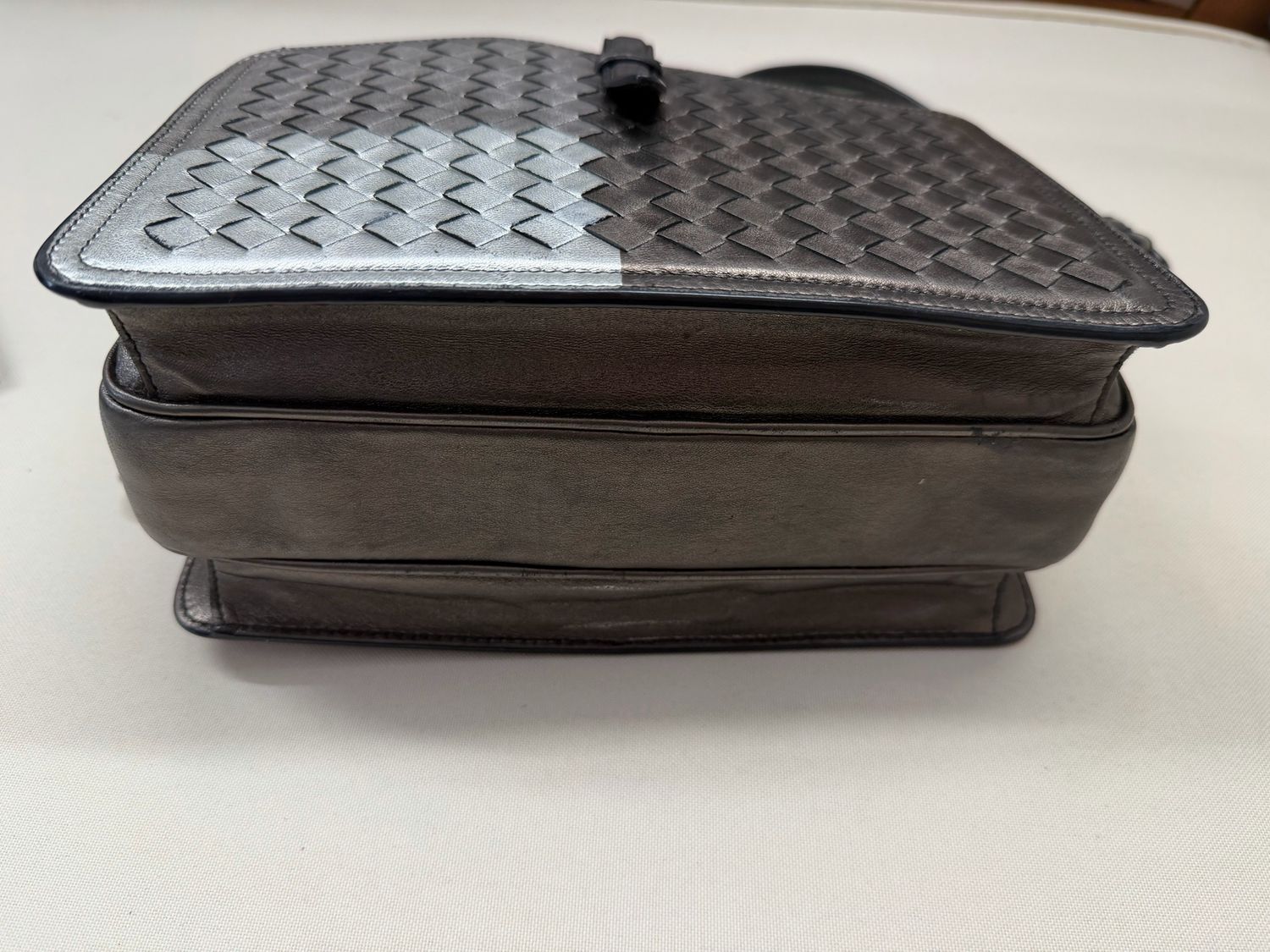 Bottega Veneta Nappa Intrecciato Camera Sling Bag Crossbody