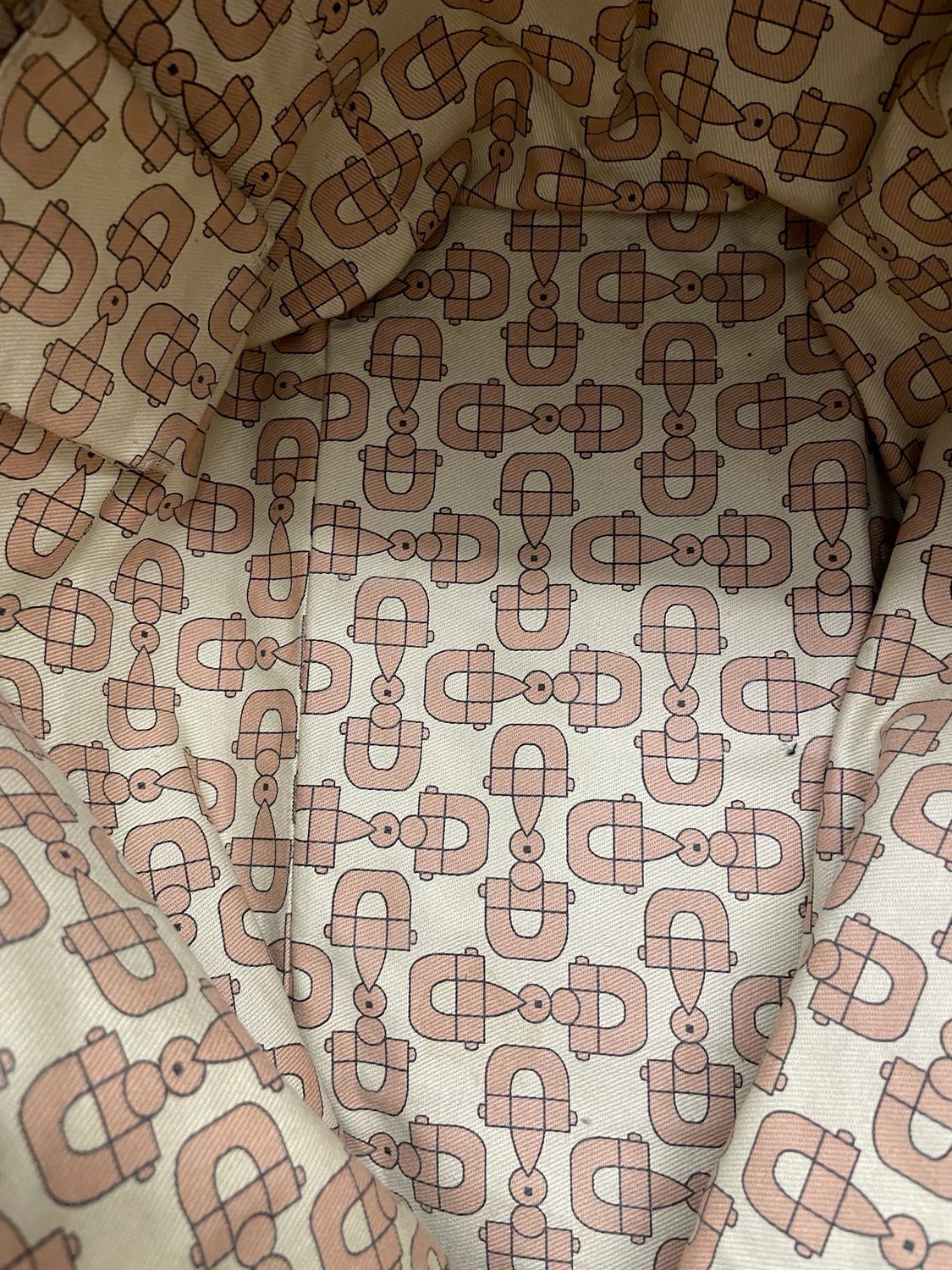 Gucci Monogram Canvas Joliceur Web Tote Shoulder Bag