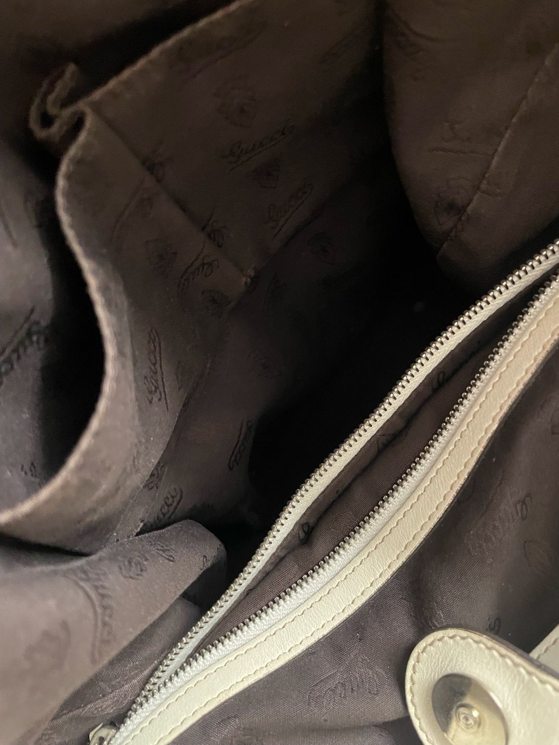 Gucci Monogram Canvas Match Ball Web Tote in Medium