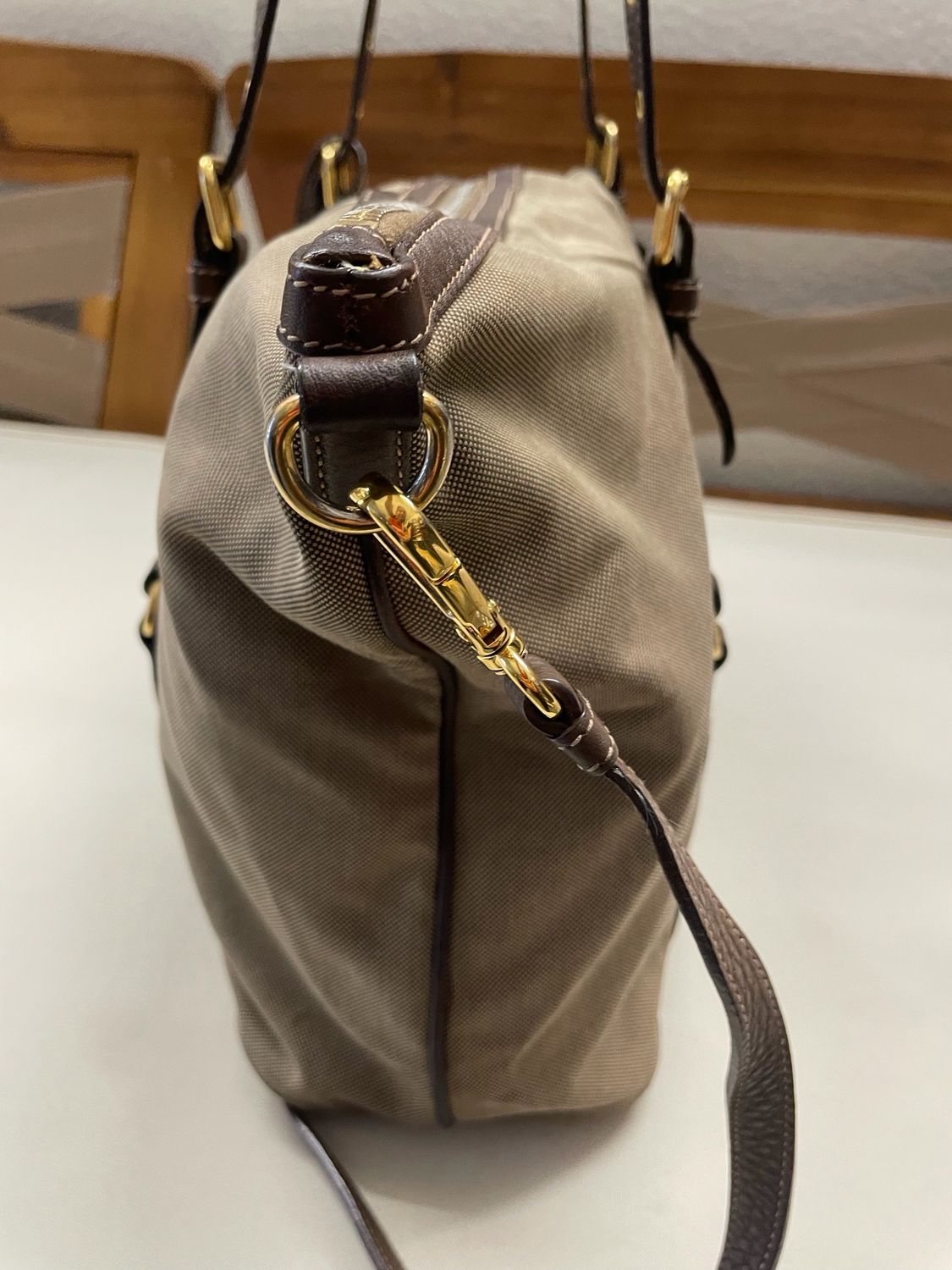 Prada Canapa Jacquard Convertible Tote Sling