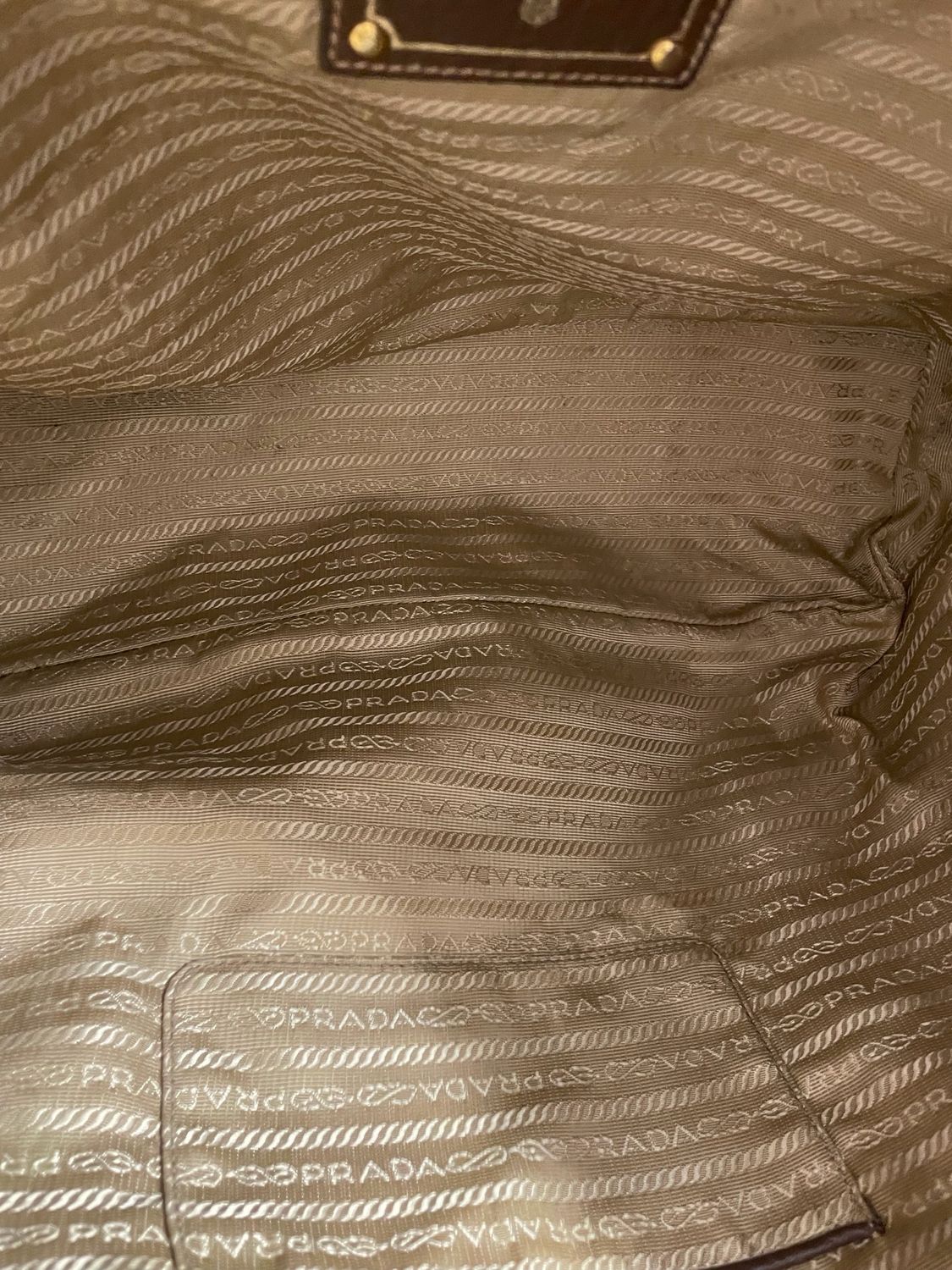 Prada Canapa Jacquard Convertible Tote Sling