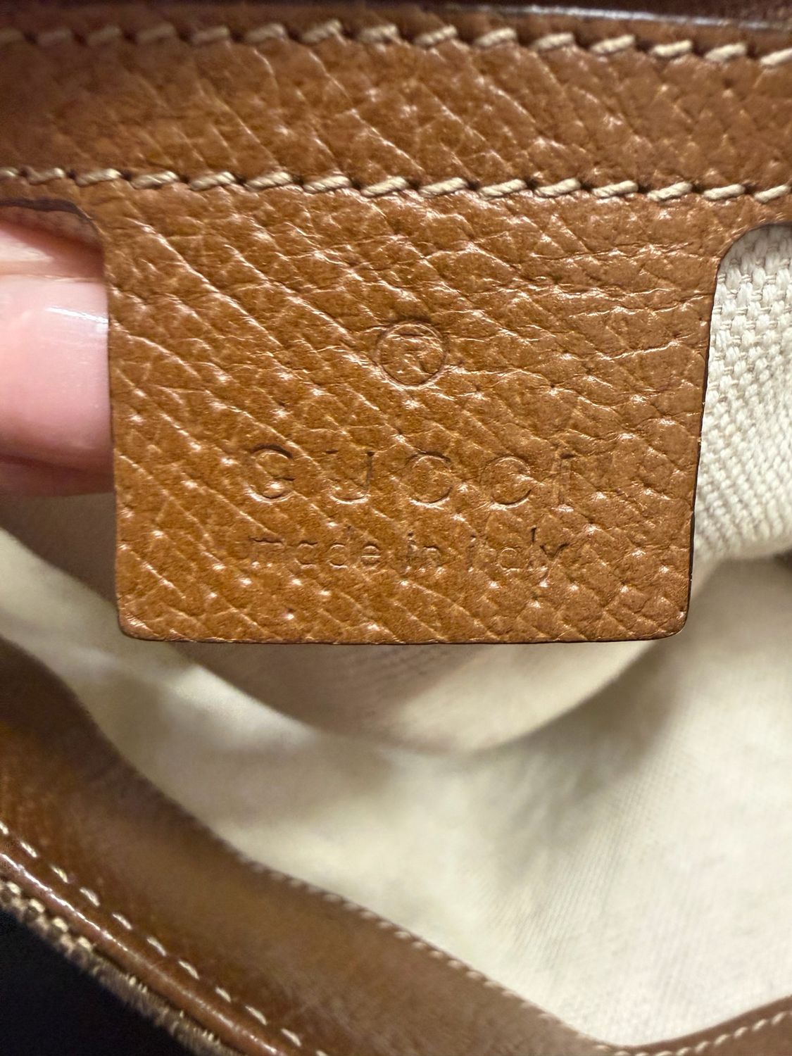 Gucci Monogram Canvas Bree Convertible Crossbody Sling