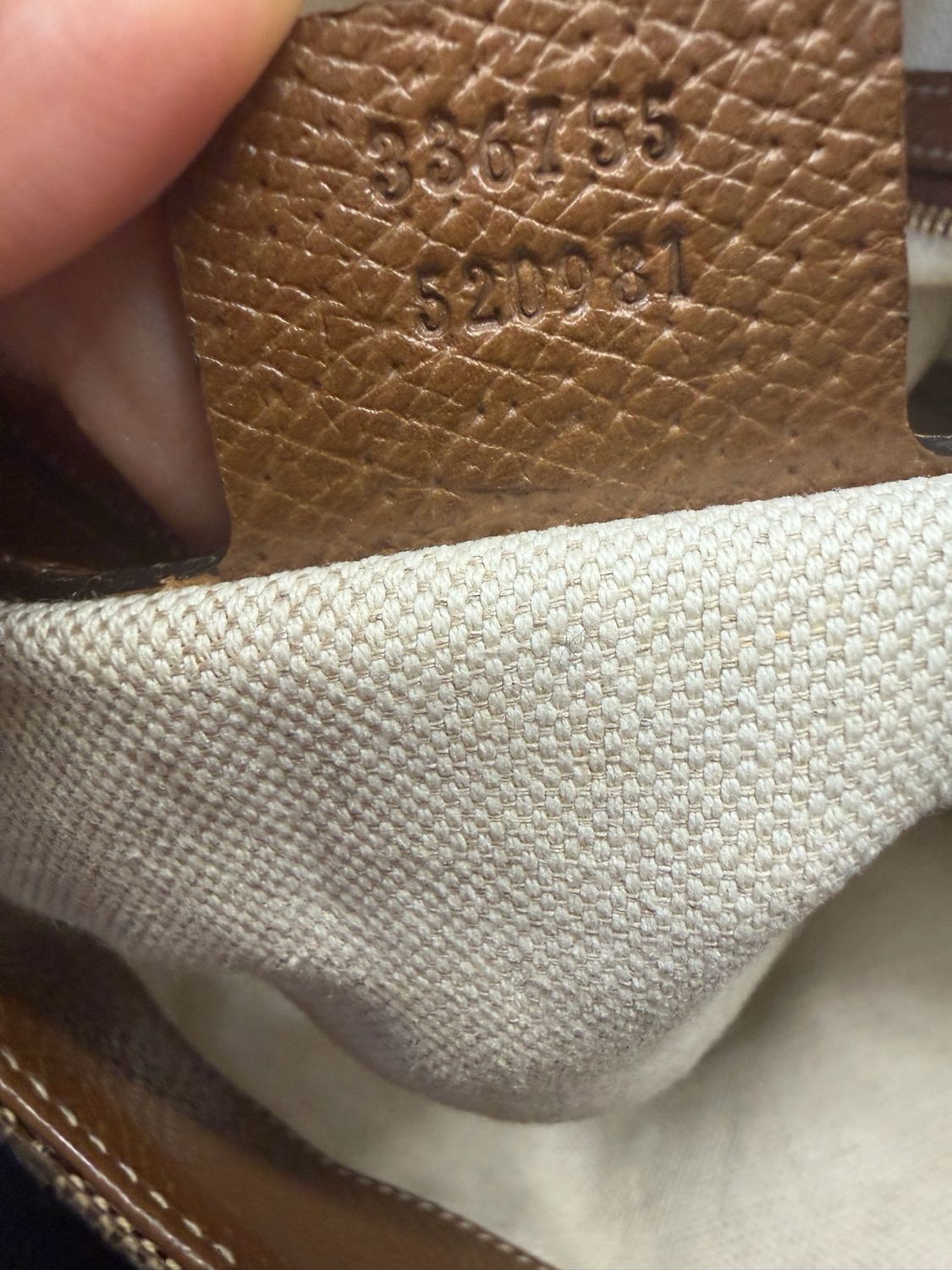 Gucci Monogram Canvas Bree Convertible Crossbody Sling