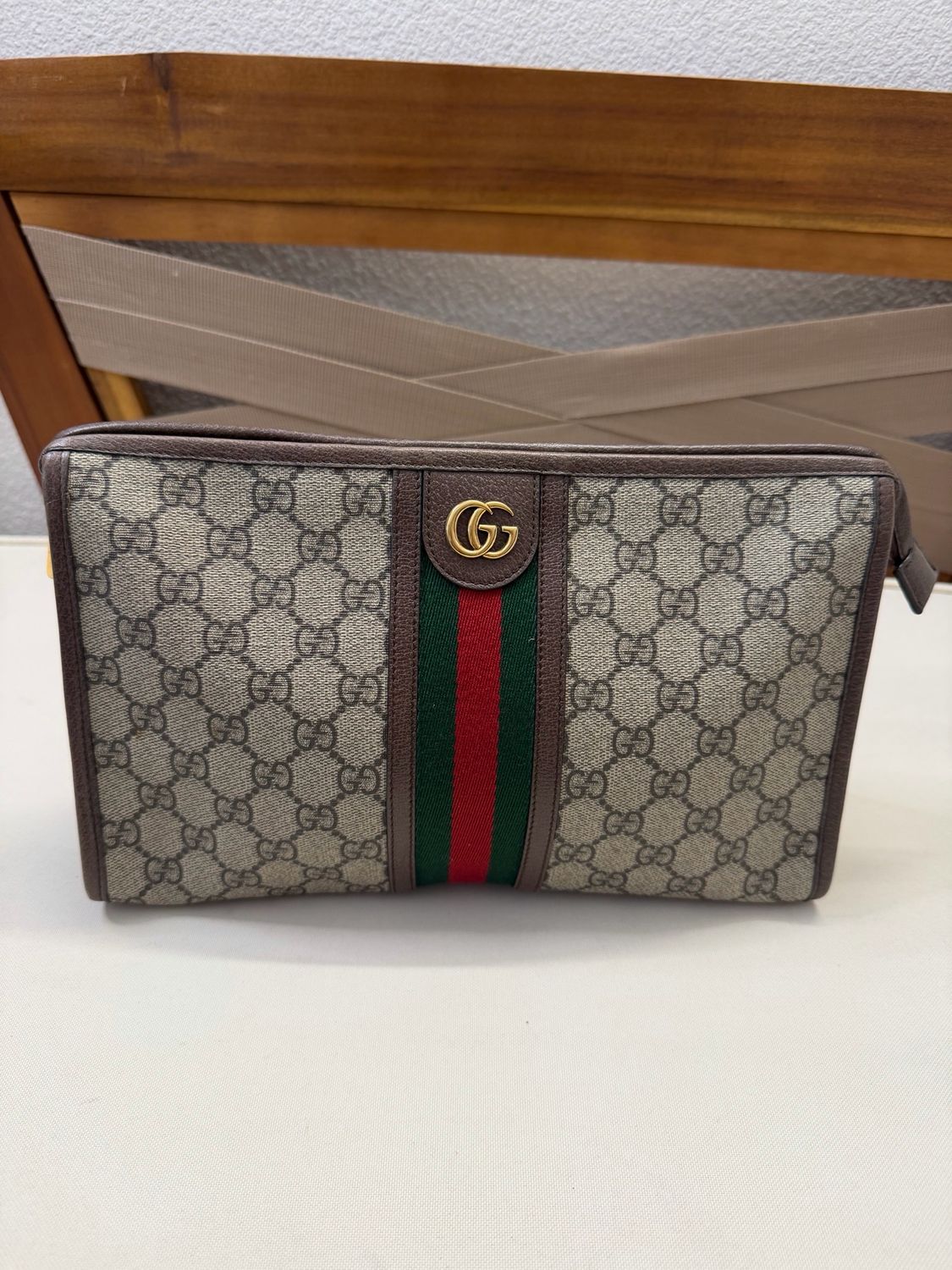 Gucci Ophidia Toiletry Pouch Zipper 