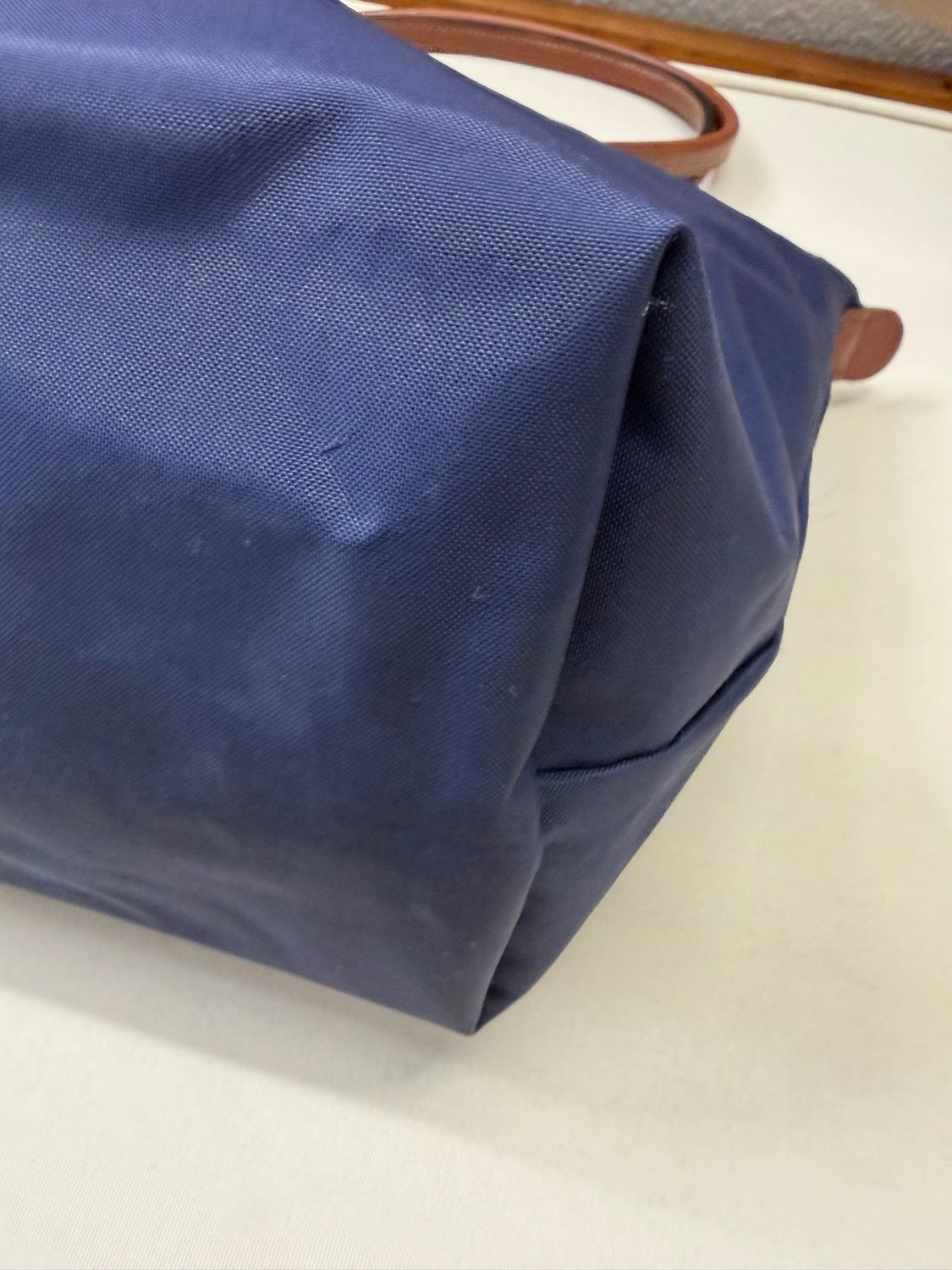 Longchamp Le Pliagr Nylon Tote in Navy Blue