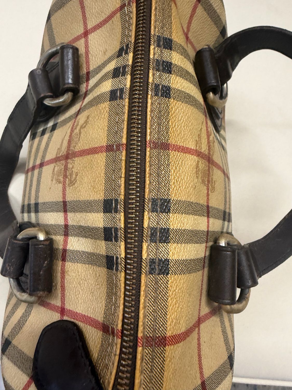 Burberry Boston Bowler Chester Haymarket Check Tote