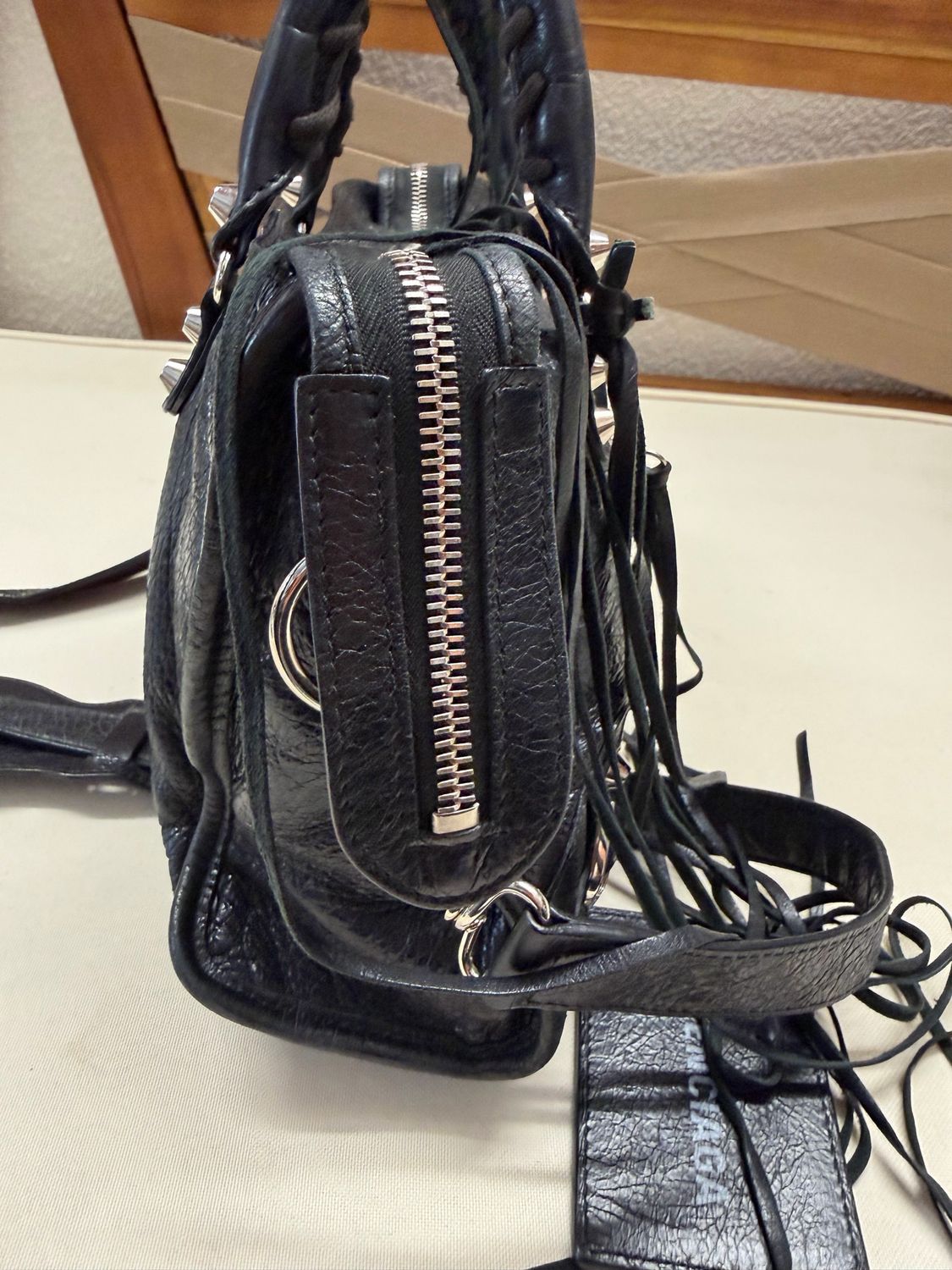 Balenciaga City Classic Mini Sling Crossbody in Black