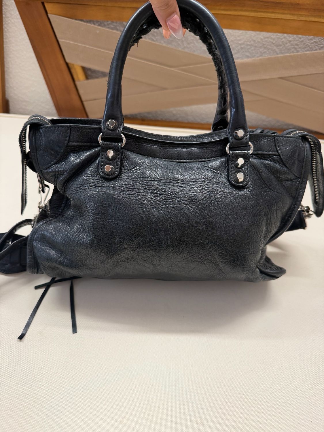 Balenciaga City Classic Mini Sling Crossbody in Black