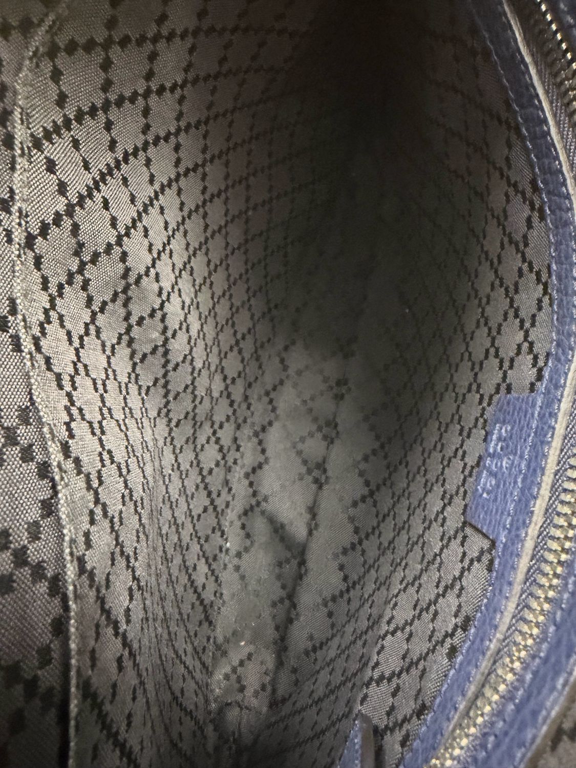 Gucci Pebbled Leather Cosmopolis Clutch Pouch