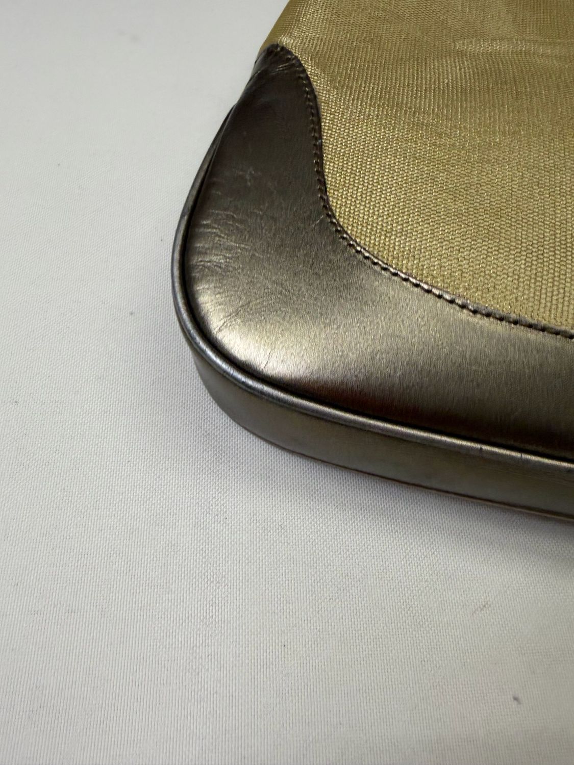 Gucci Jackie Metallic Hobo Web Shoulder Bag