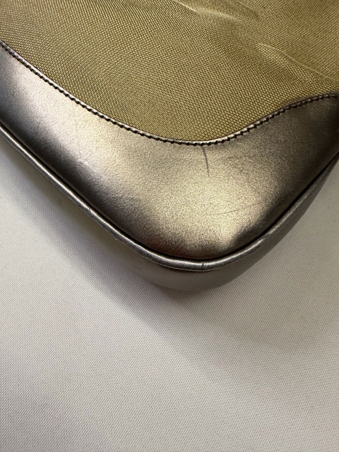 Gucci Jackie Metallic Hobo Web Shoulder Bag