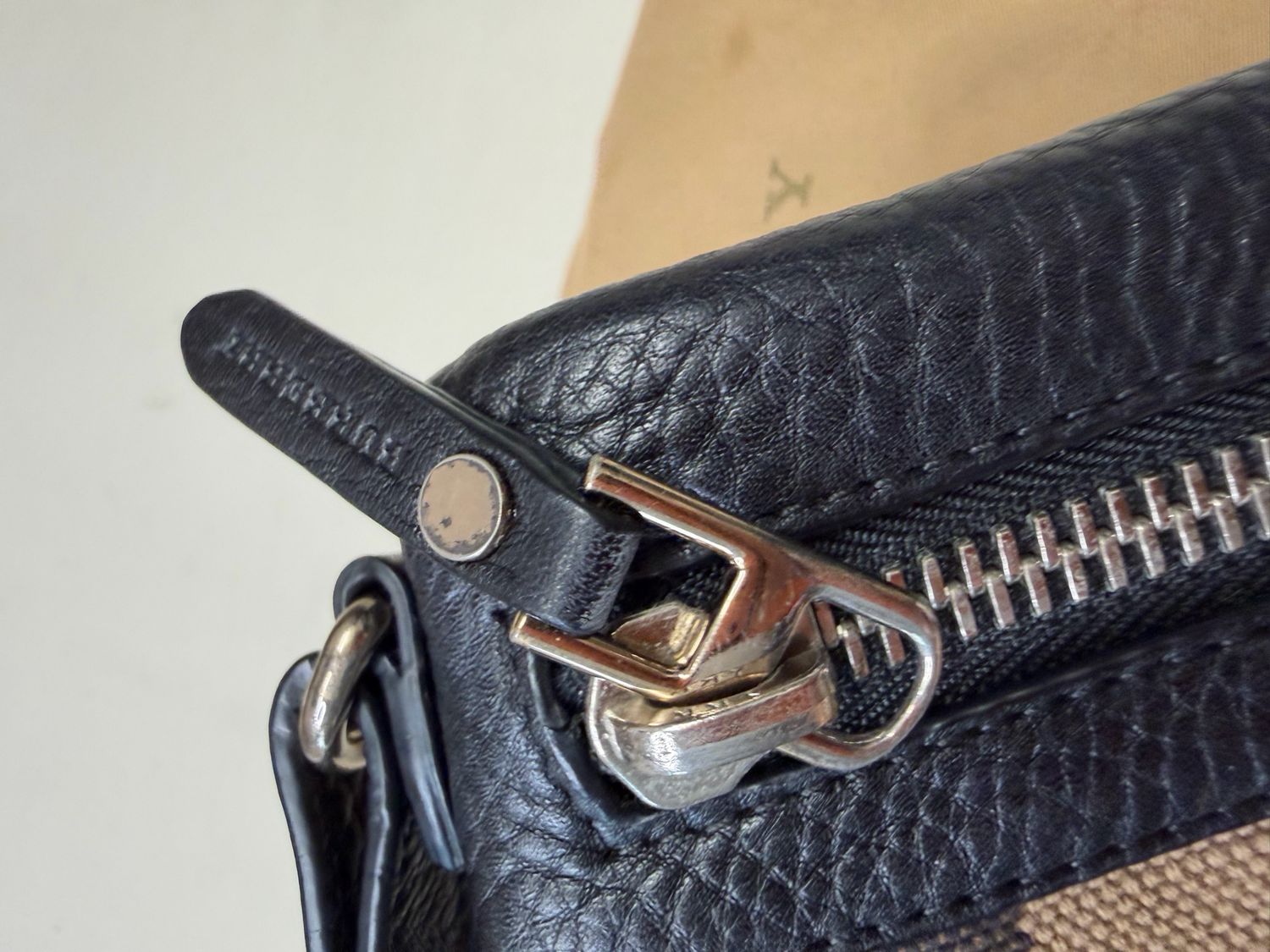 Burberry House Check Farley Messenger Sling Crossbody