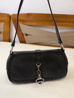 Prada Hobo Leather Shoulder Bag