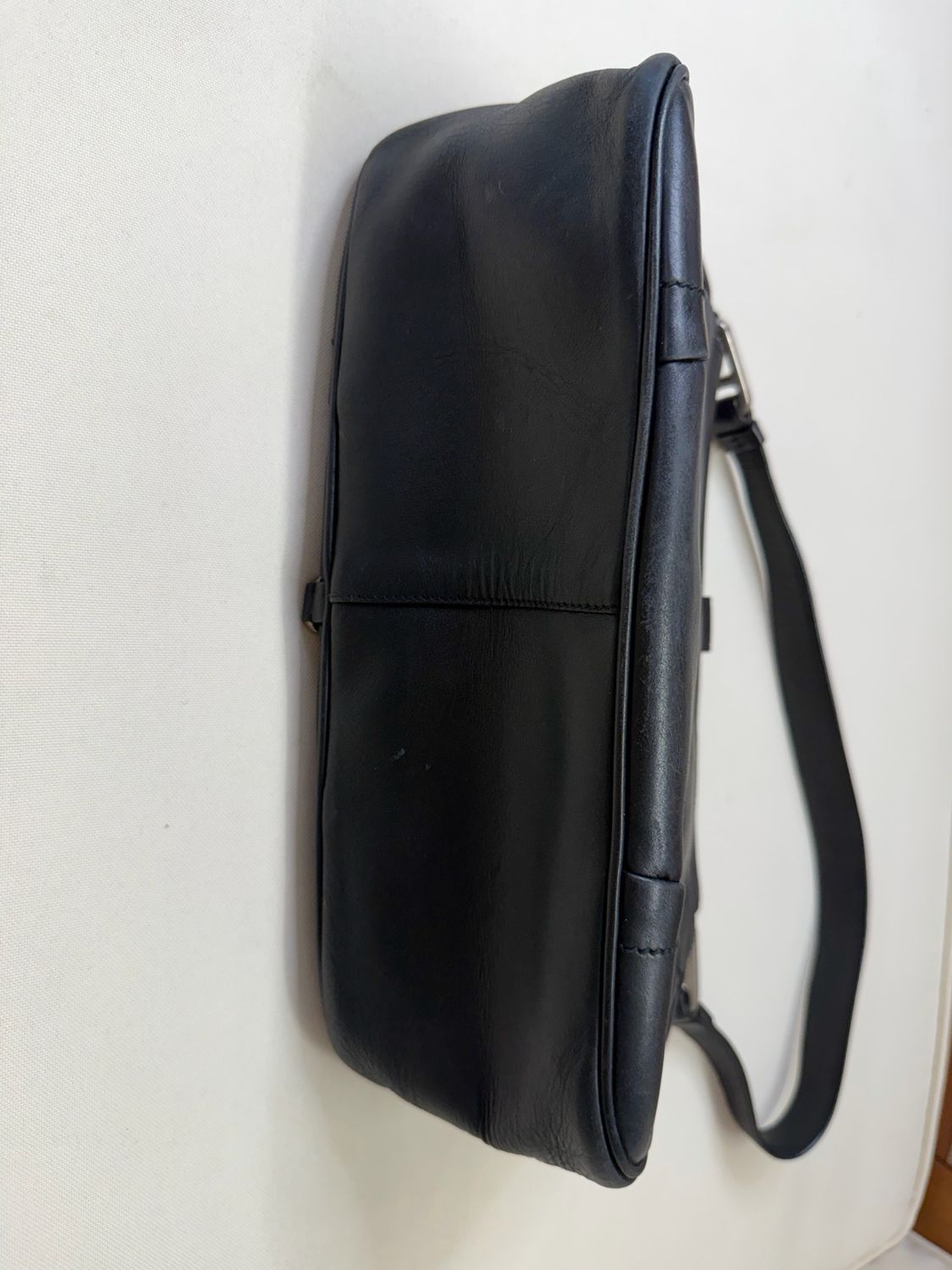 Prada Hobo Leather Shoulder Bag