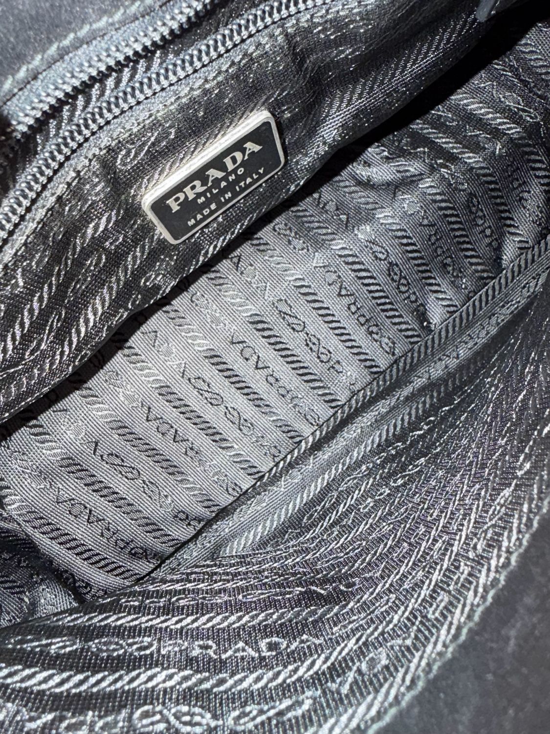 Prada Hobo Leather Shoulder Bag