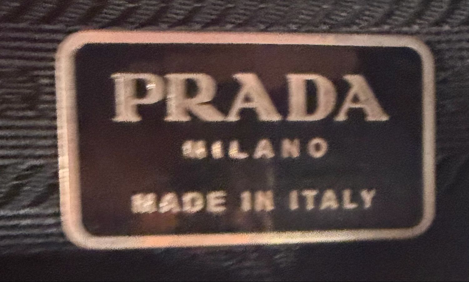 Prada Hobo Leather Shoulder Bag