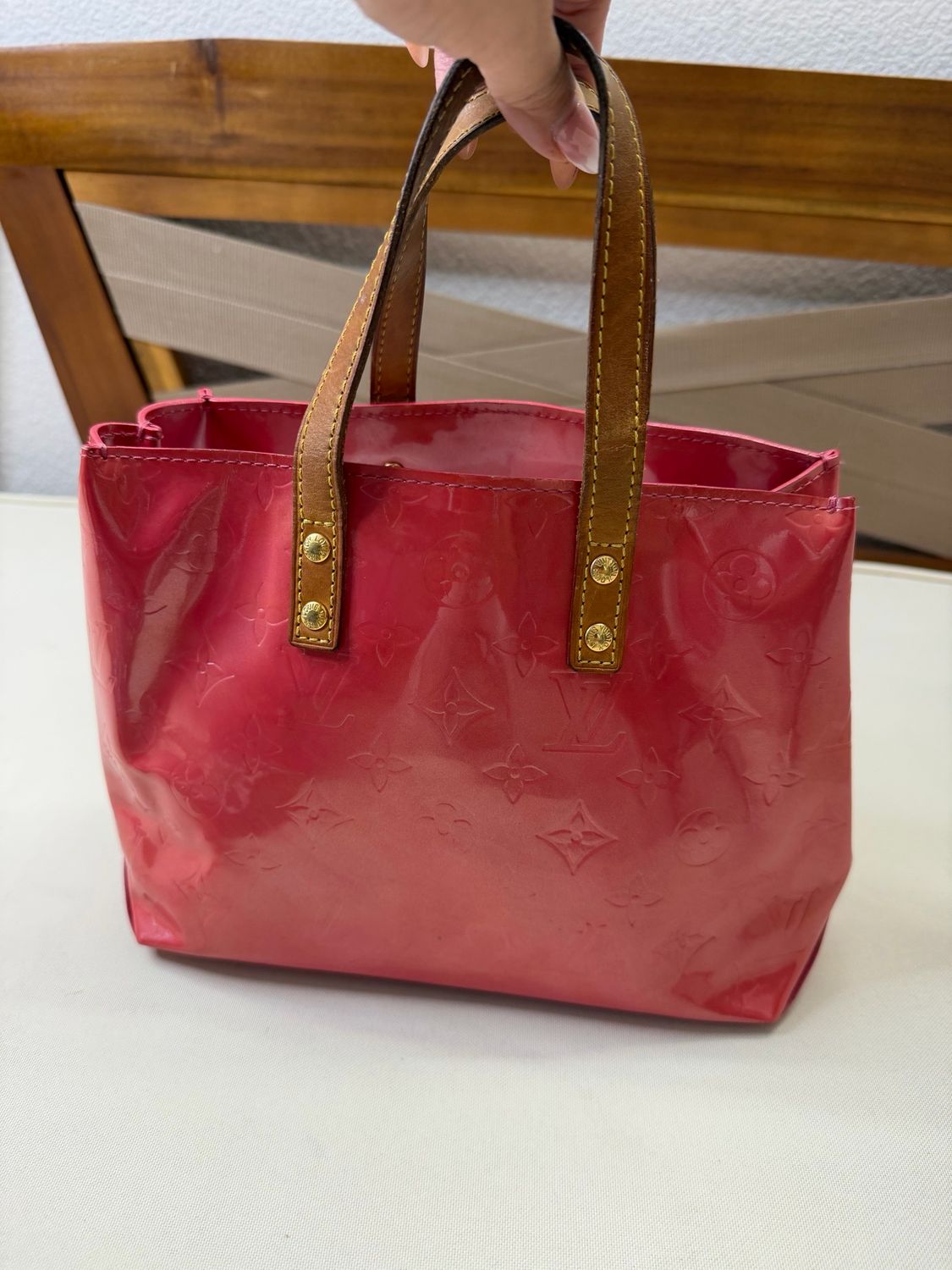 Louis Vuitton Monogram Vernis Reade Pm