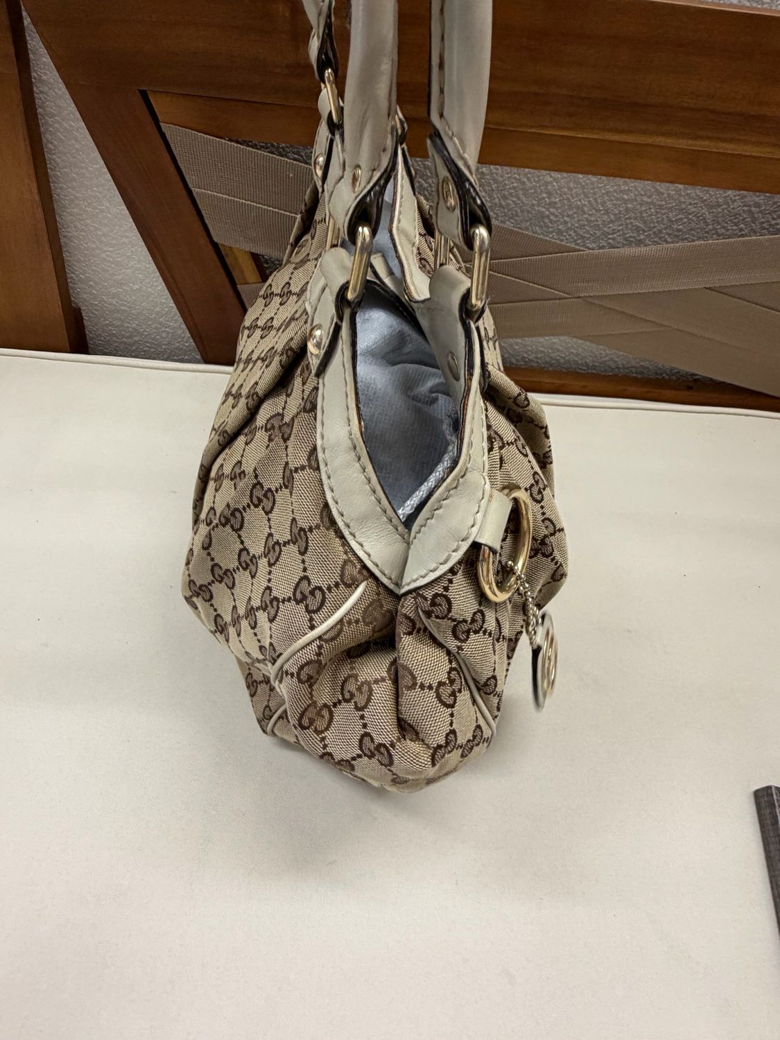 Gucci Monogram Sukey Tote in Medium