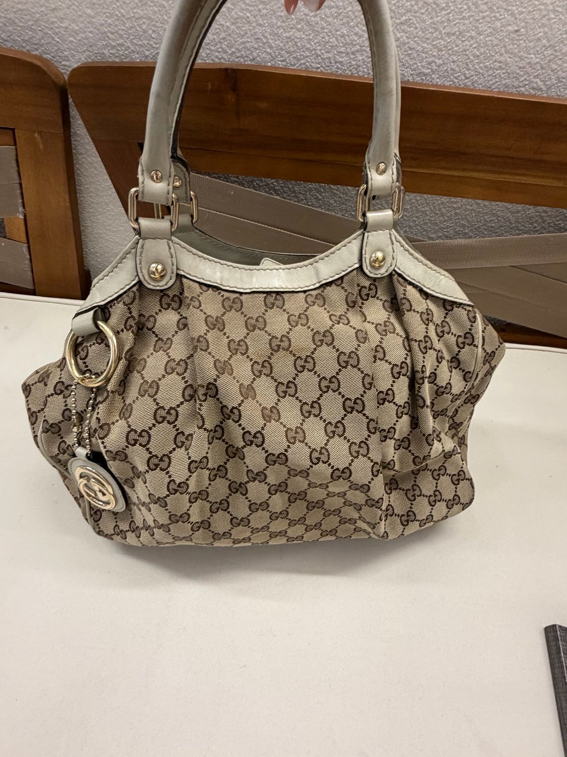 Gucci Monogram Sukey Tote in Medium