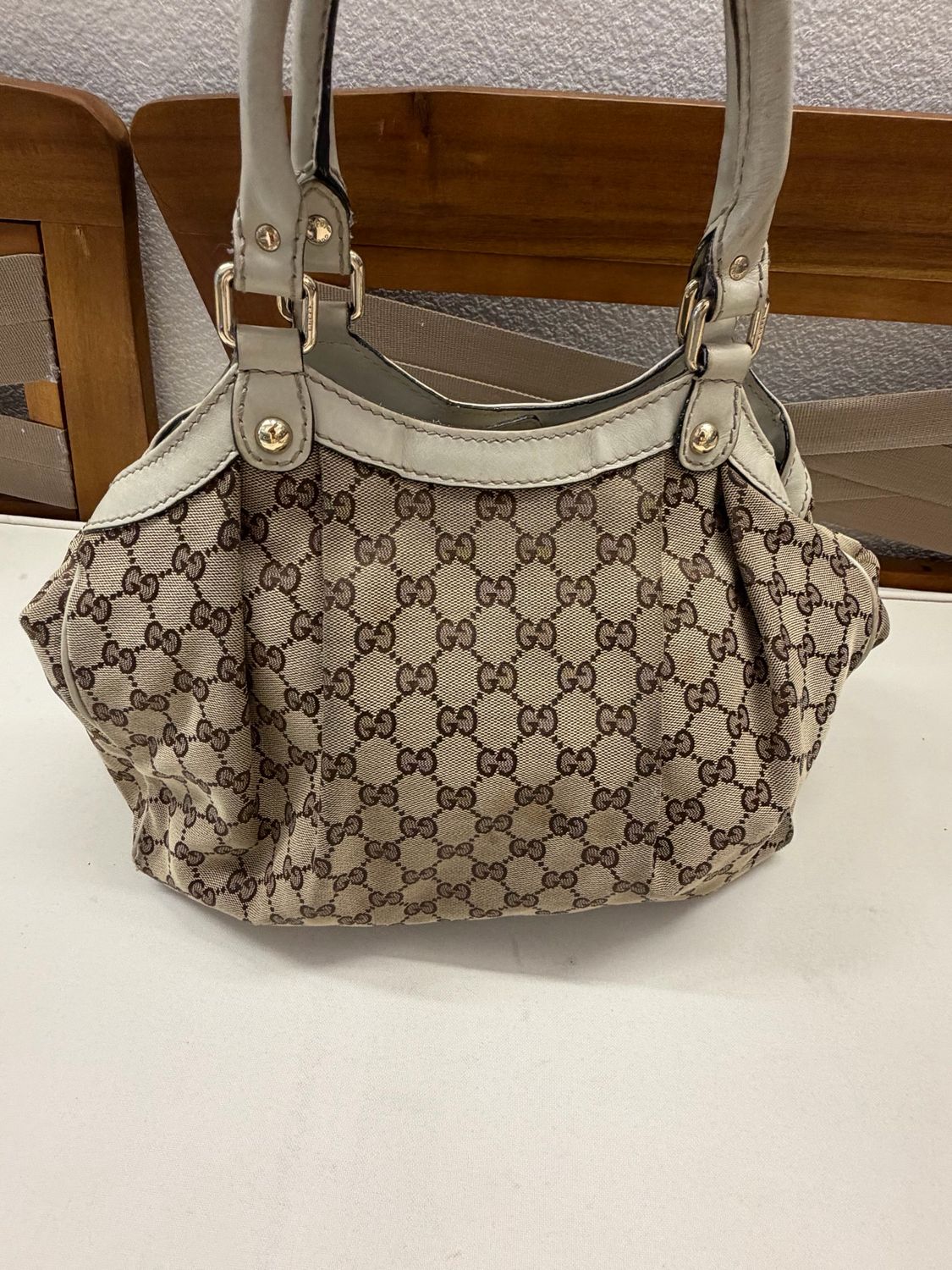 Gucci Monogram Sukey Tote in Medium
