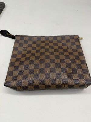 Louis Vuitton Damier Ebene Toiletry 26 Zipper Pouch