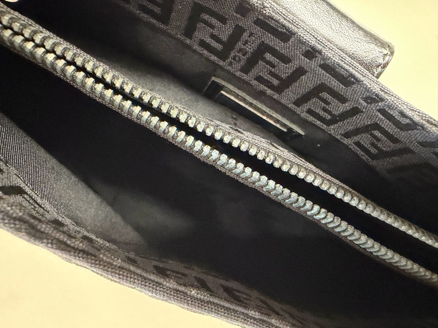 Fendi Zucca Mama Baguette Hobo Shoulder