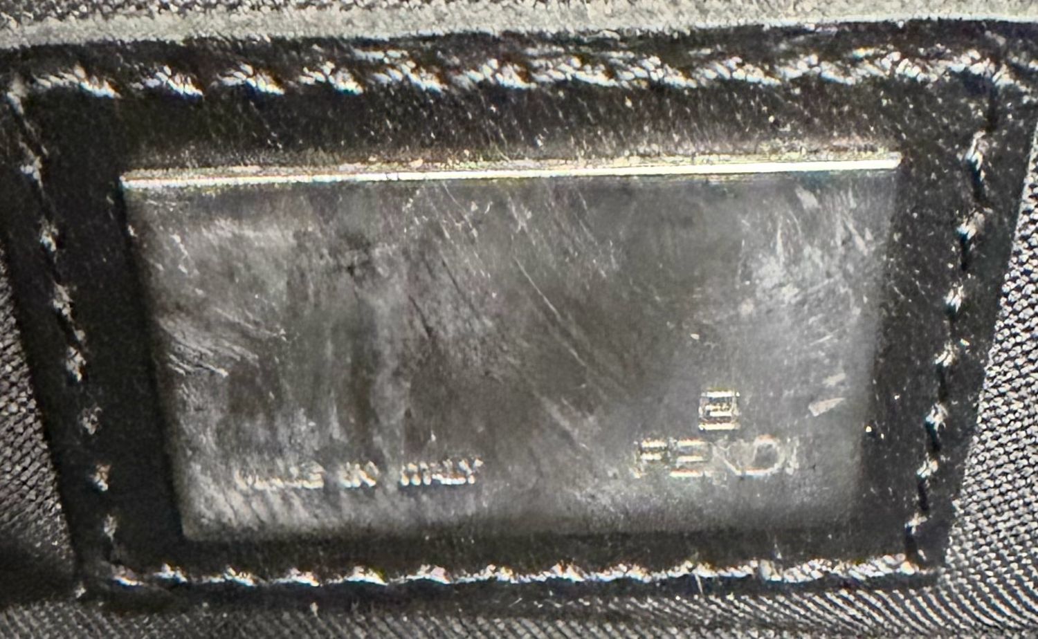 Fendi Zucca Mama Baguette Hobo Shoulder