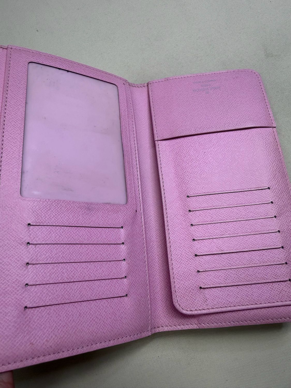 Louis Vuitton Monogram Eugenie Multicolor Wallet White Litchi