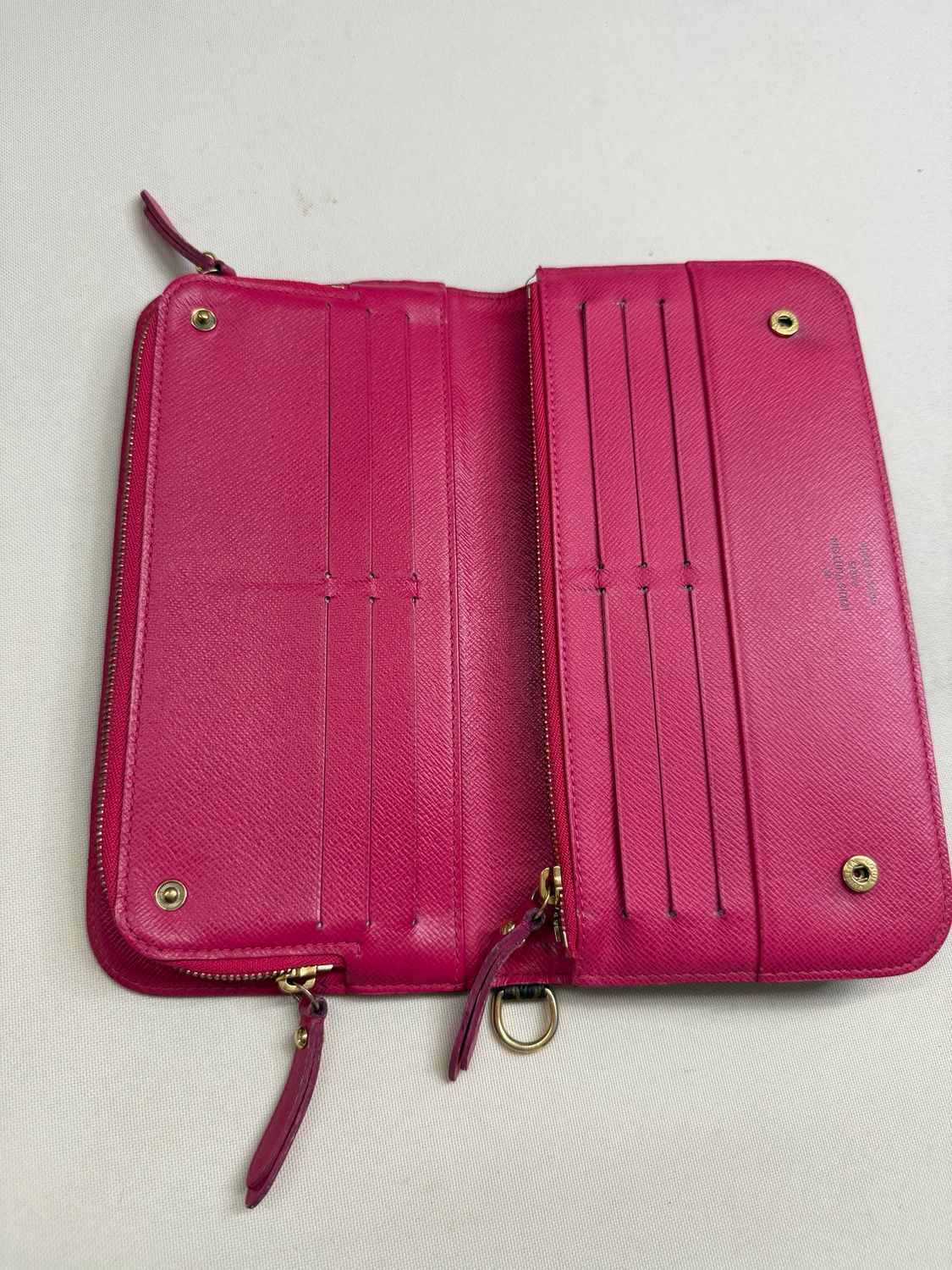Louis Vuitton Monogram Insolite Double Snap Wallet In Pink