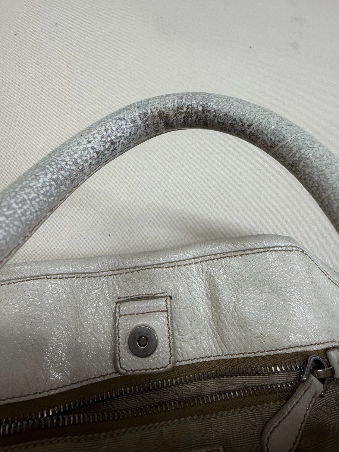 Prada Vitello Shine Convertible Zippers Crossbody Sling