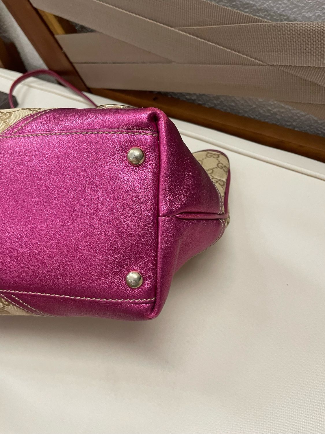 Gucci Interlocking New Britt Medium Tote in Pink