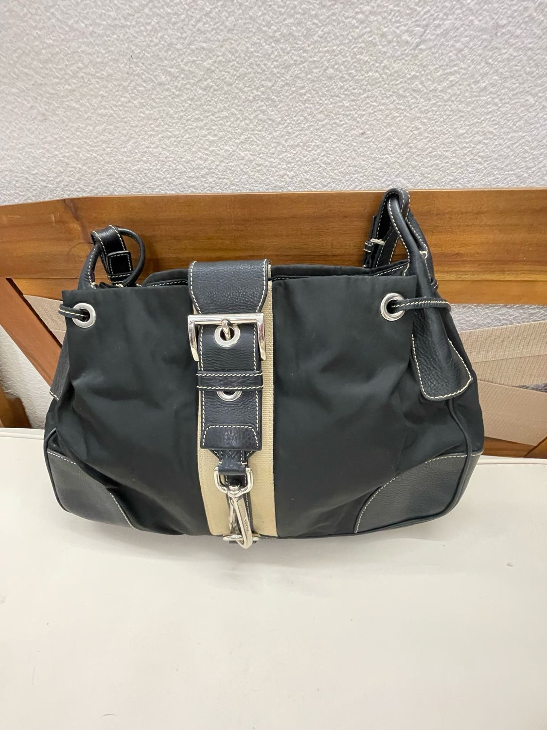 Prada Nylon Tessuto Hobo Shoulder Bag