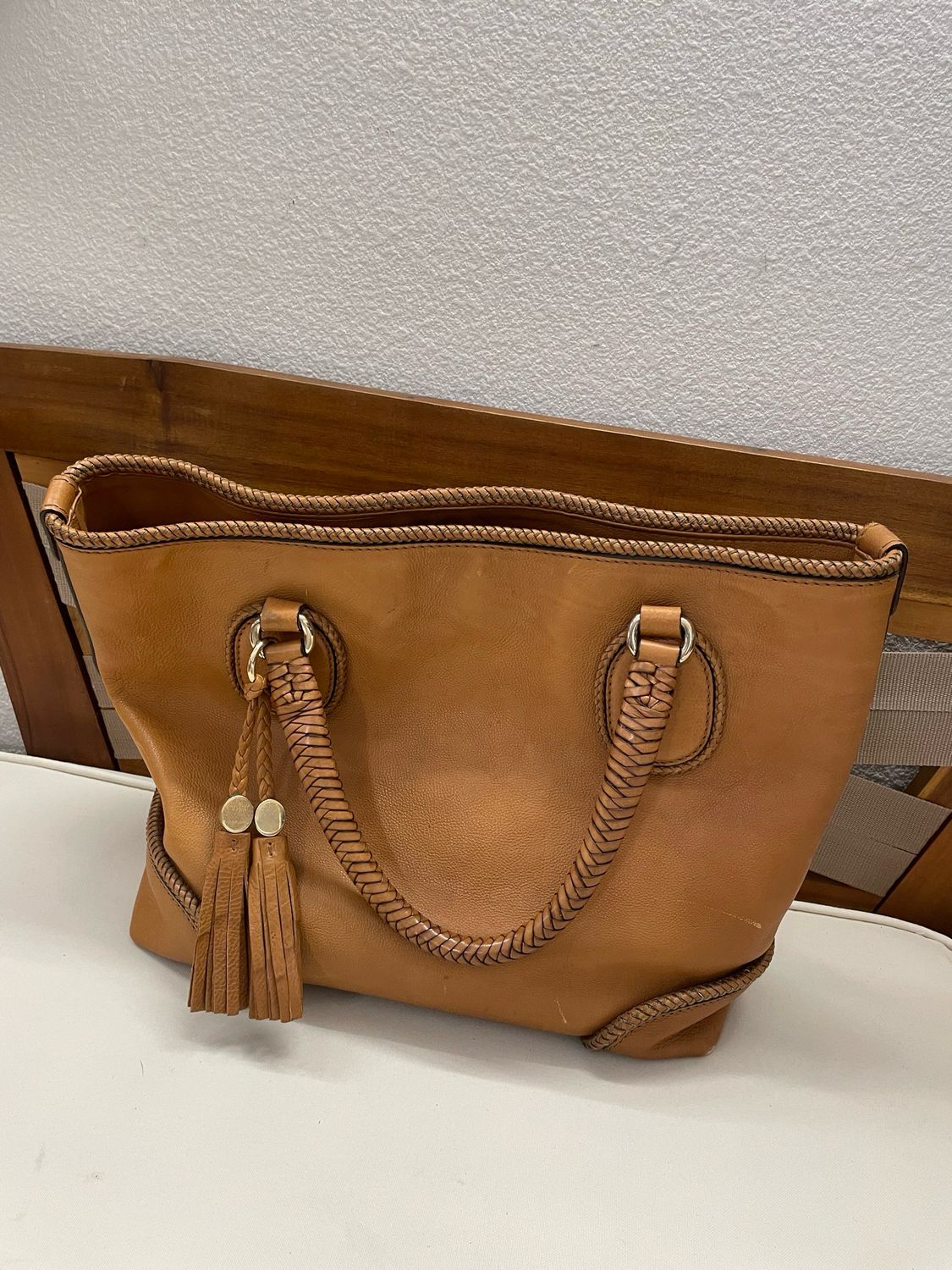 Gucci Marrakech Top Handle Leather in Brown