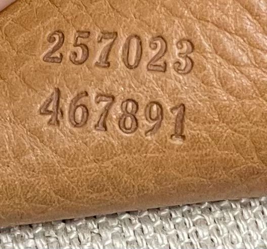 Gucci Marrakech Top Handle Leather in Brown