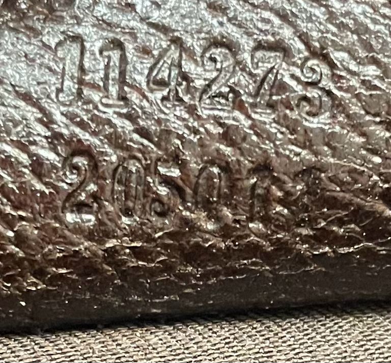 Gucci Monogram Canvas Messenger Crossbody Sling in Dark Brown