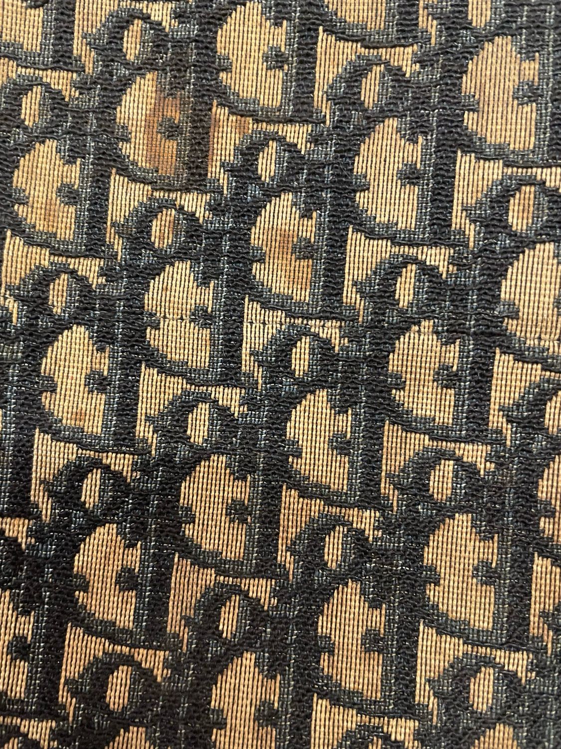 Christian Dior Oblique Trotter Canvas in Navy Blue