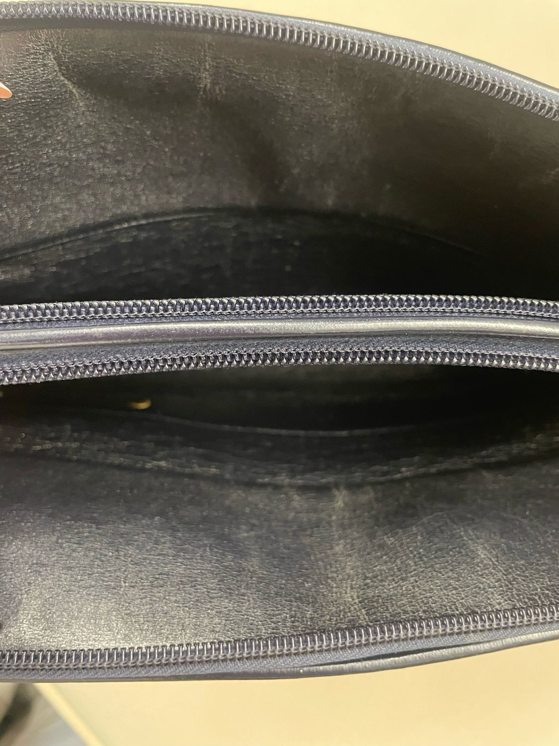 Christian Dior Oblique Trotter Canvas in Navy Blue