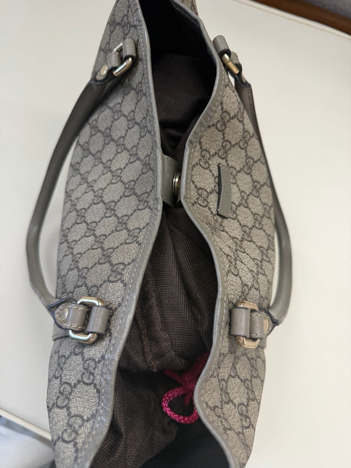 Gucci Supreme Joy Tote Shoulder in Green