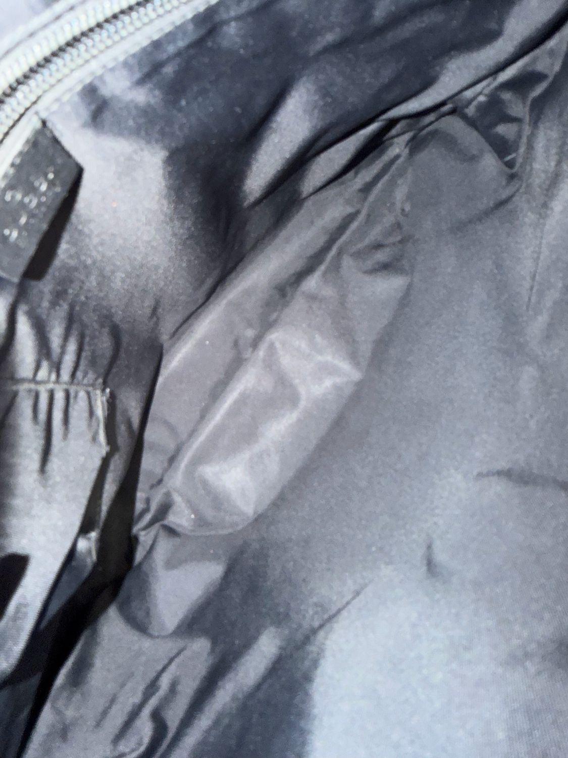 Gucci Zipper Messenger Leather and Canvas in Black