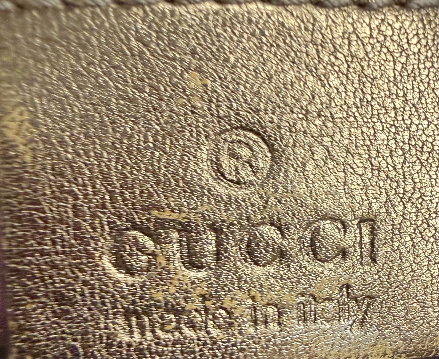Gucci Vertical Supreme Tote Metallic