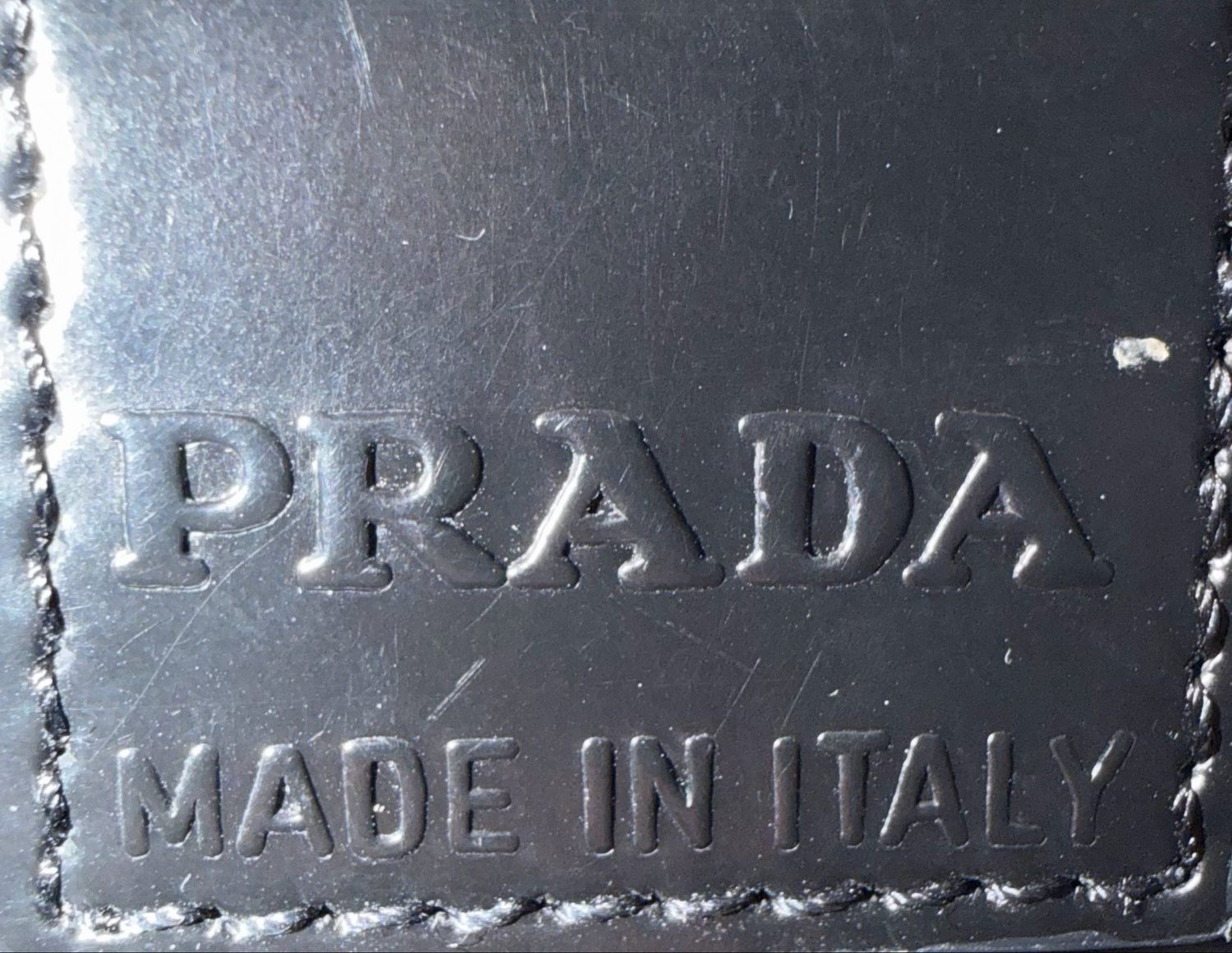 Prada Nylon Tessuto Drawstring Bucket Pouch in Black